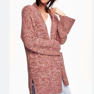 SIGNATURE 8 Women's Maroon open sweater Cardigan
